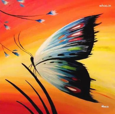 Best Butterfly Painting Images And Wallpapers , Butterfly