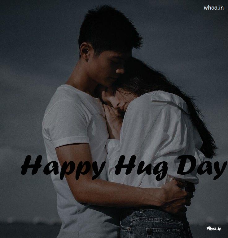 Black And White Happy Hug Day Photo Gallery , Images For Hug