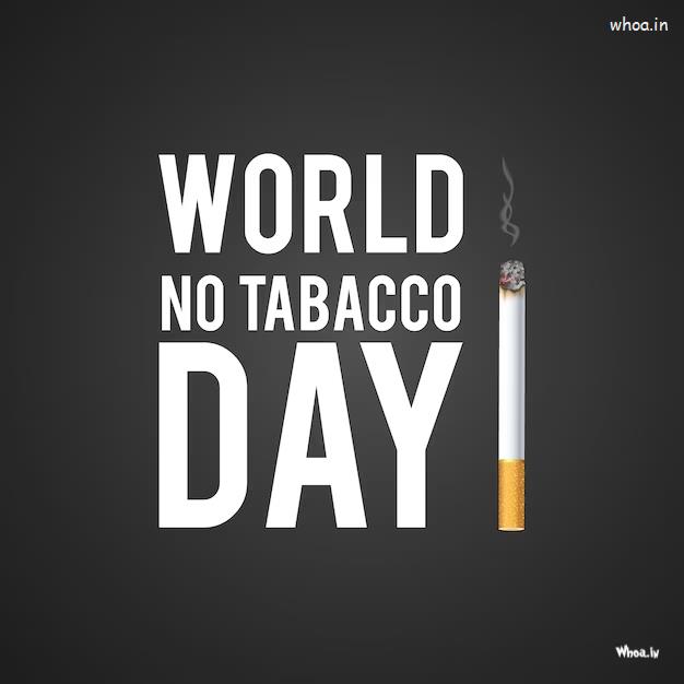 Black Background With World No Tobacco Pictures Download