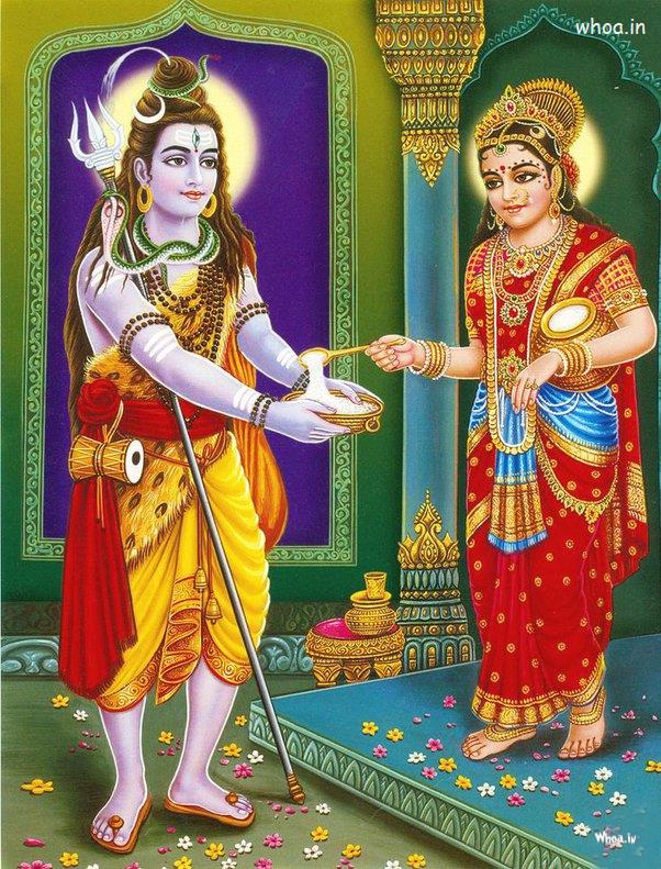 Lord Shiva And Annapurna Devi Images , Annapurna Maa Images