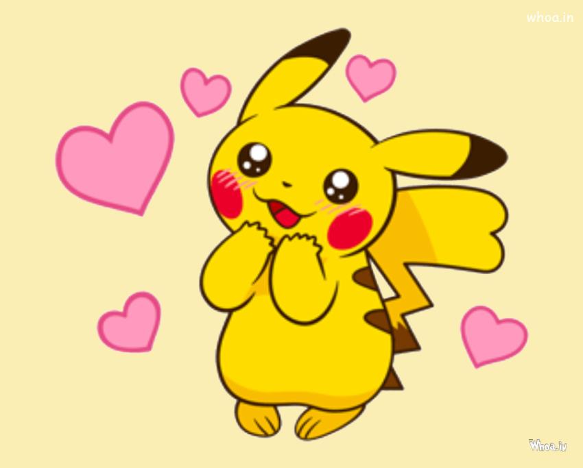 Pikachu With Pink Heart Images , Top Best Ultra HD Pikachu