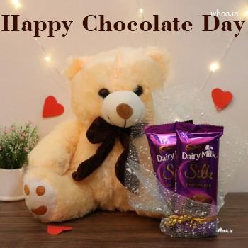Teddy With Happy Chocolate Day HD Photos , Chocolate Day