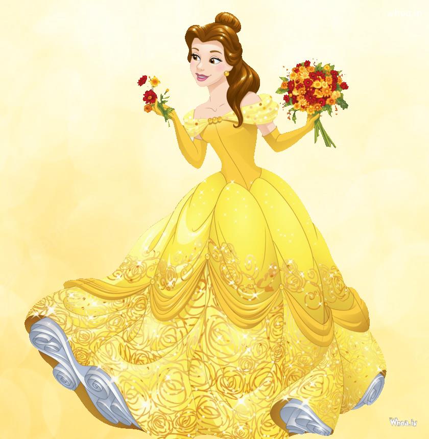 Yellow Dress Princess Beautiful Wallpaper And Pictures
