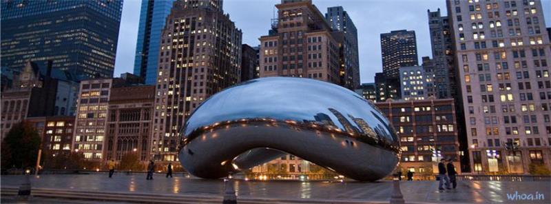 Cloud Gate Chicago Facebook Cover