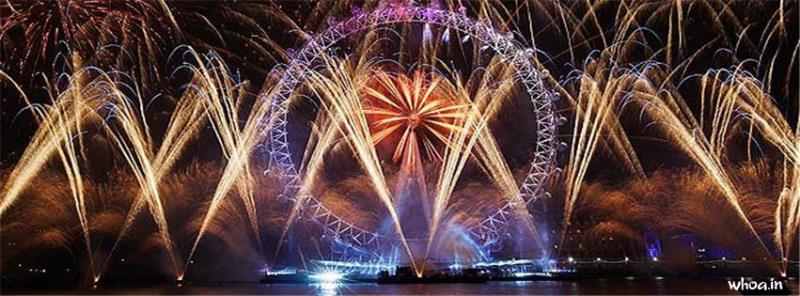 London Eye New Year Facebook Cover