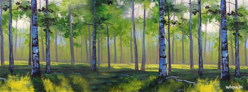 Nature Art Painting Facebook Cover