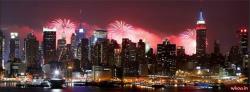 New York Firework New Year Facebook Cover