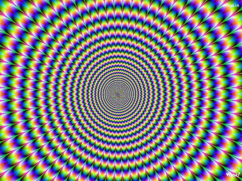 Round Shape Set Focus Illusions Image