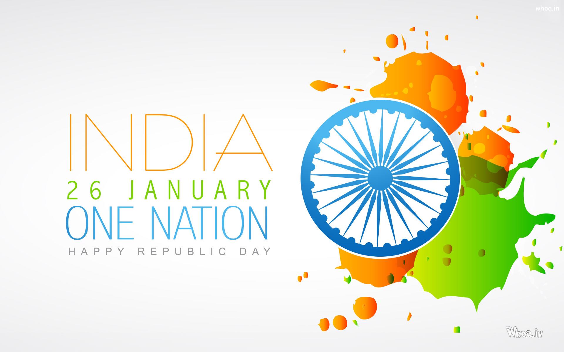 26 January Happy Republic Day India HD Wallpaper
