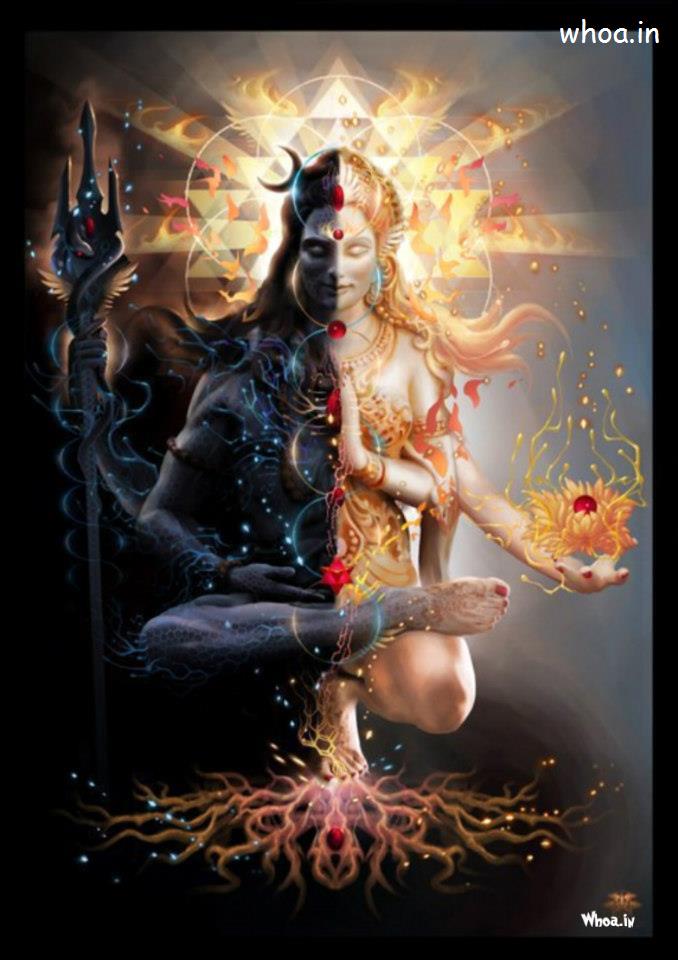Shiva Ardhanarishvara (Half Shiva, Half Parvati)