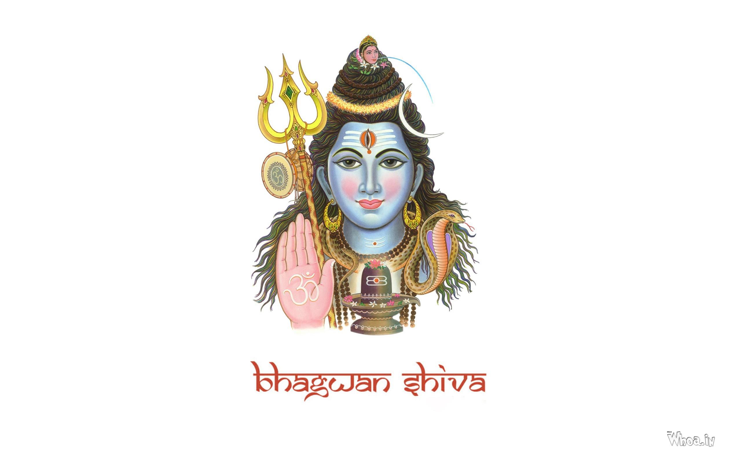 Bhagwan Shiva HD Colourful Wallpaper