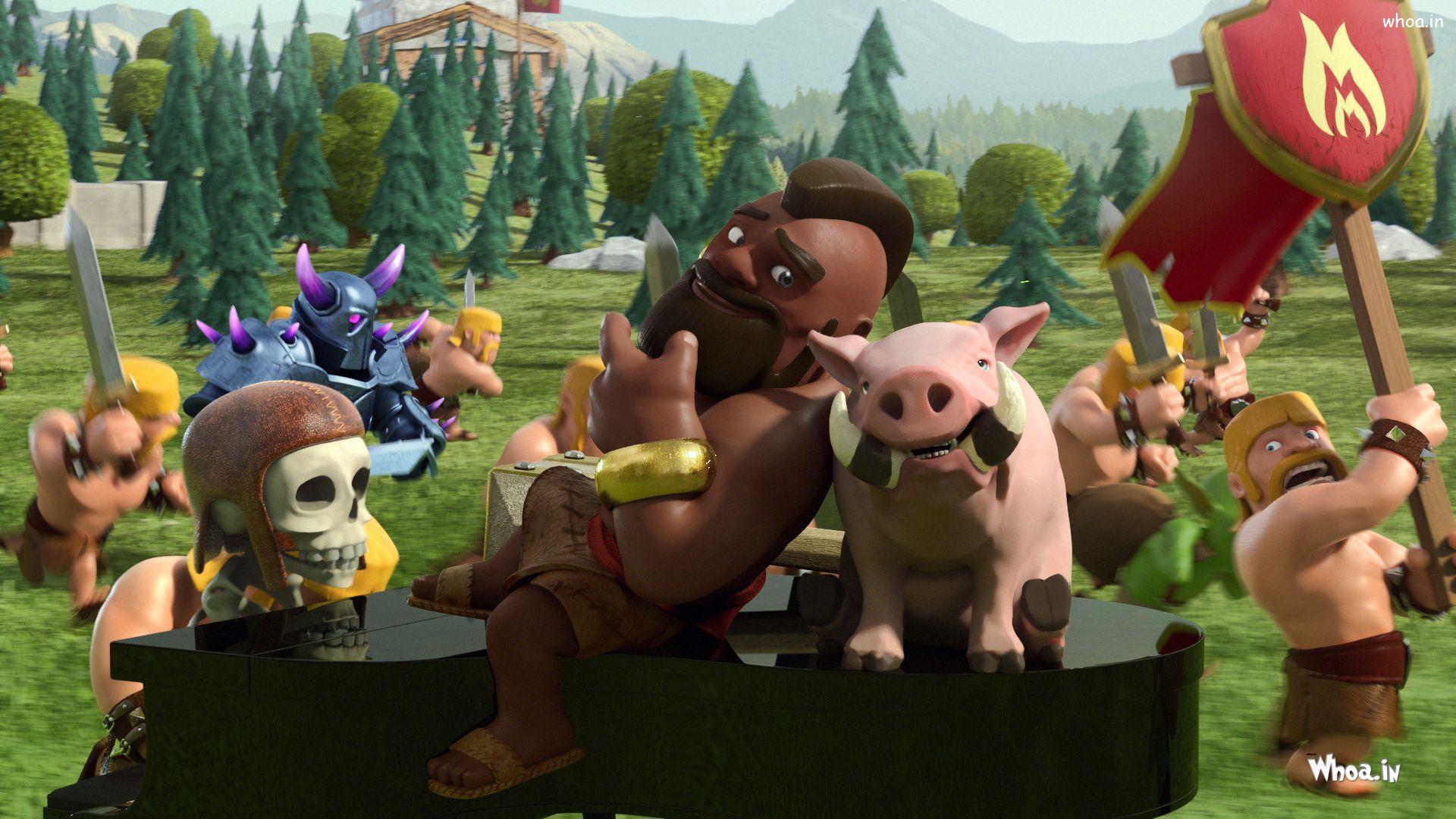 Clash Of Clans Game Hd Images & Wallpapers Coc Game #4 Clash-Of-Clans  Wallpaper