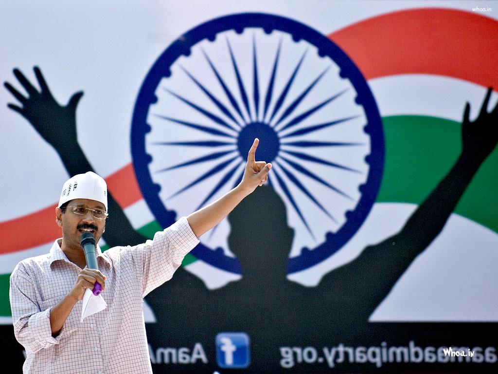 Delhi CM Arvind Kejriwal Speech HD Wallpaper
