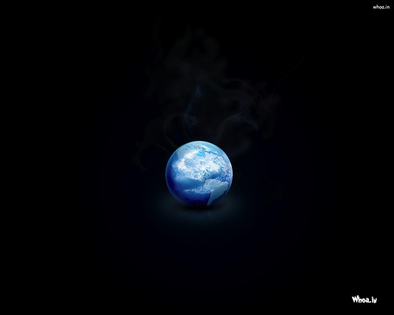 Earth Dark Background Wallpaper