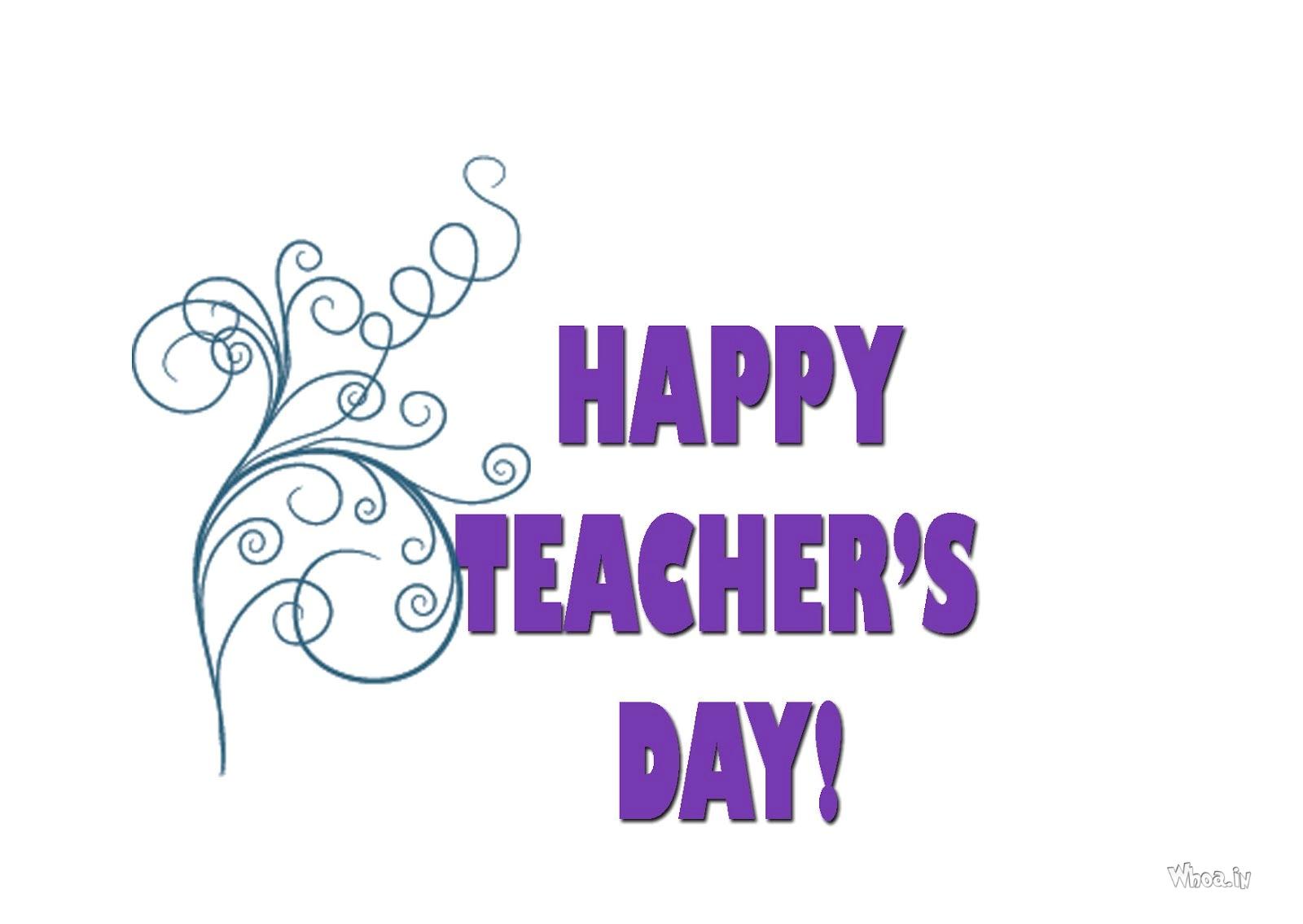 Happy Teachers Day Whit Hd Wallpaper