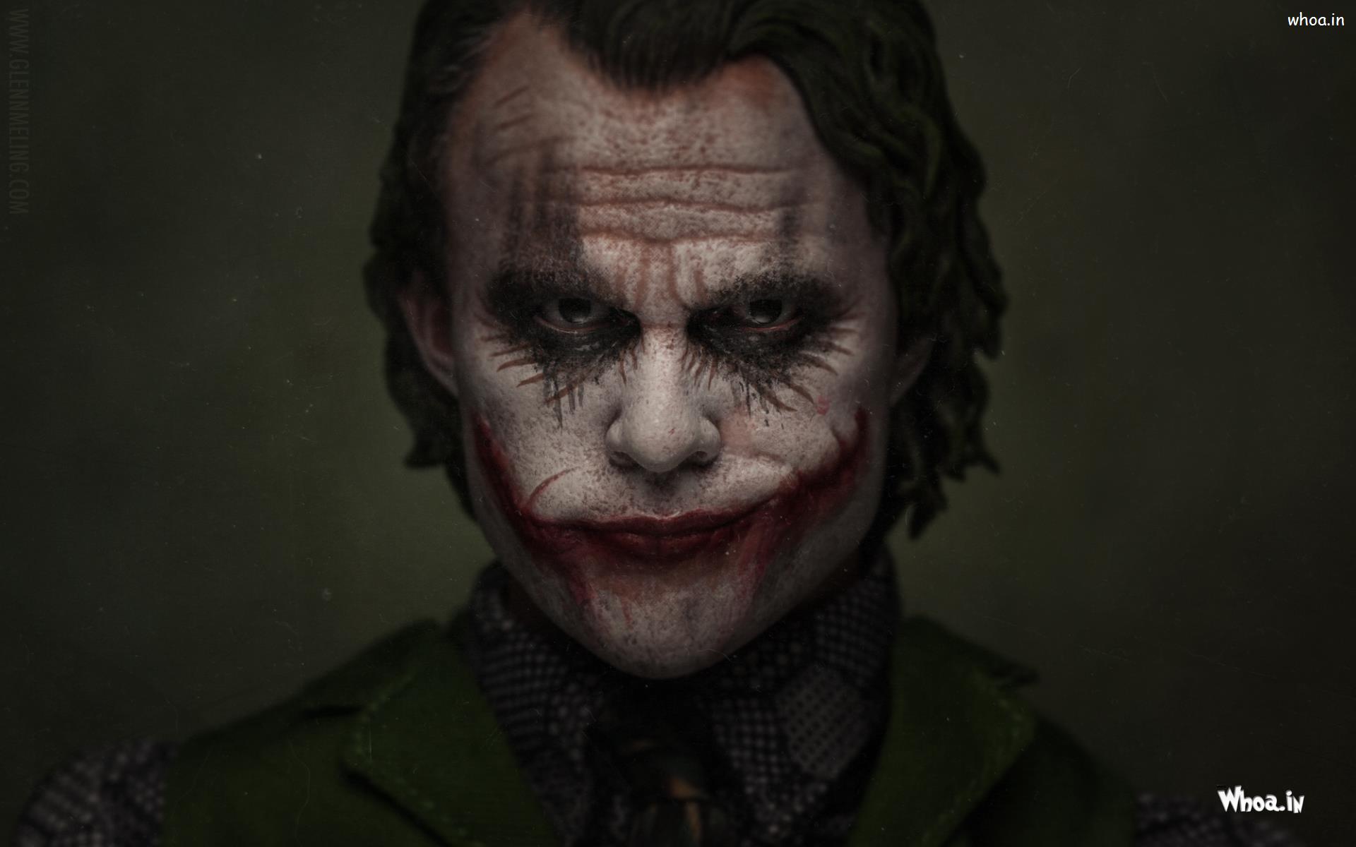 Heath Ledger The Joker Of The Dark Knight HD Wallpaper