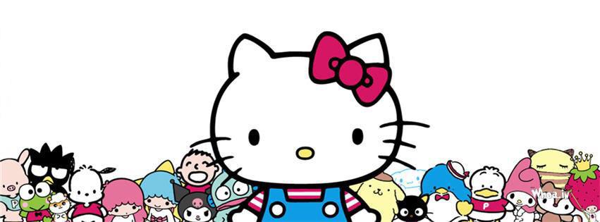 Hello Kitty Cartoon Team Fb Cover