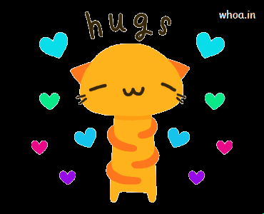 Hug Me Kiss Me Love Me Cute Emoji Animated Cartoon Gif