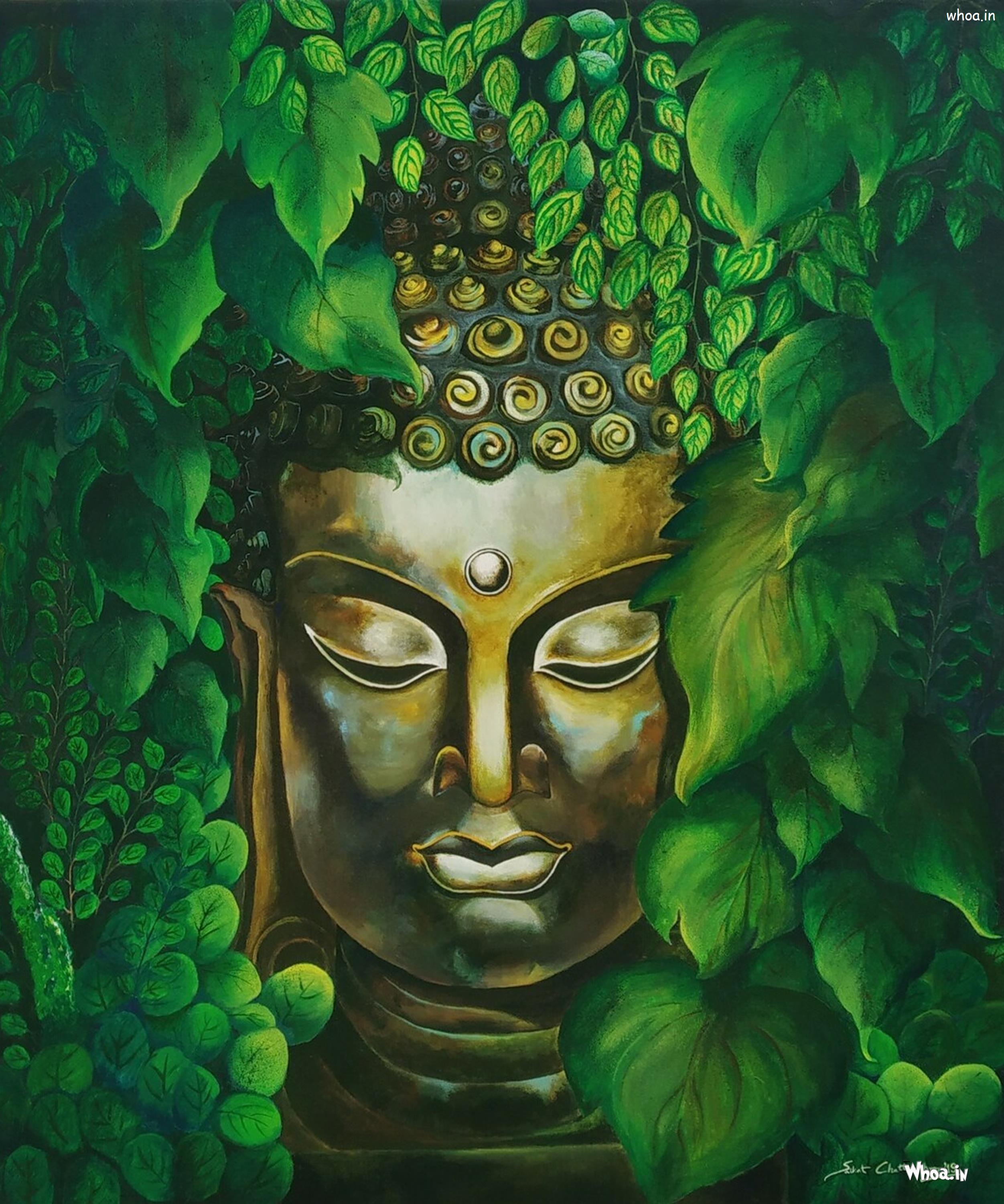 Latestbuddha Painting-Lord Gautam Buddha Best Wall Painting