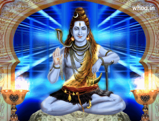 Lord Maheshwara Mahadeva Animated GIF Image Download