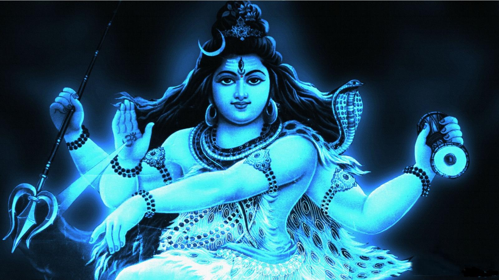 Lord Shiva Dark Background Wallpaper