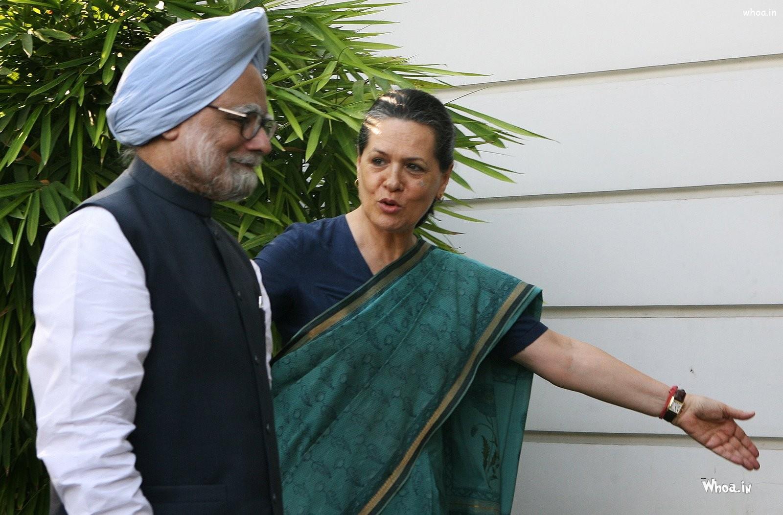 Manmohan Singh And Sonia Gandhi HD Wallpaper