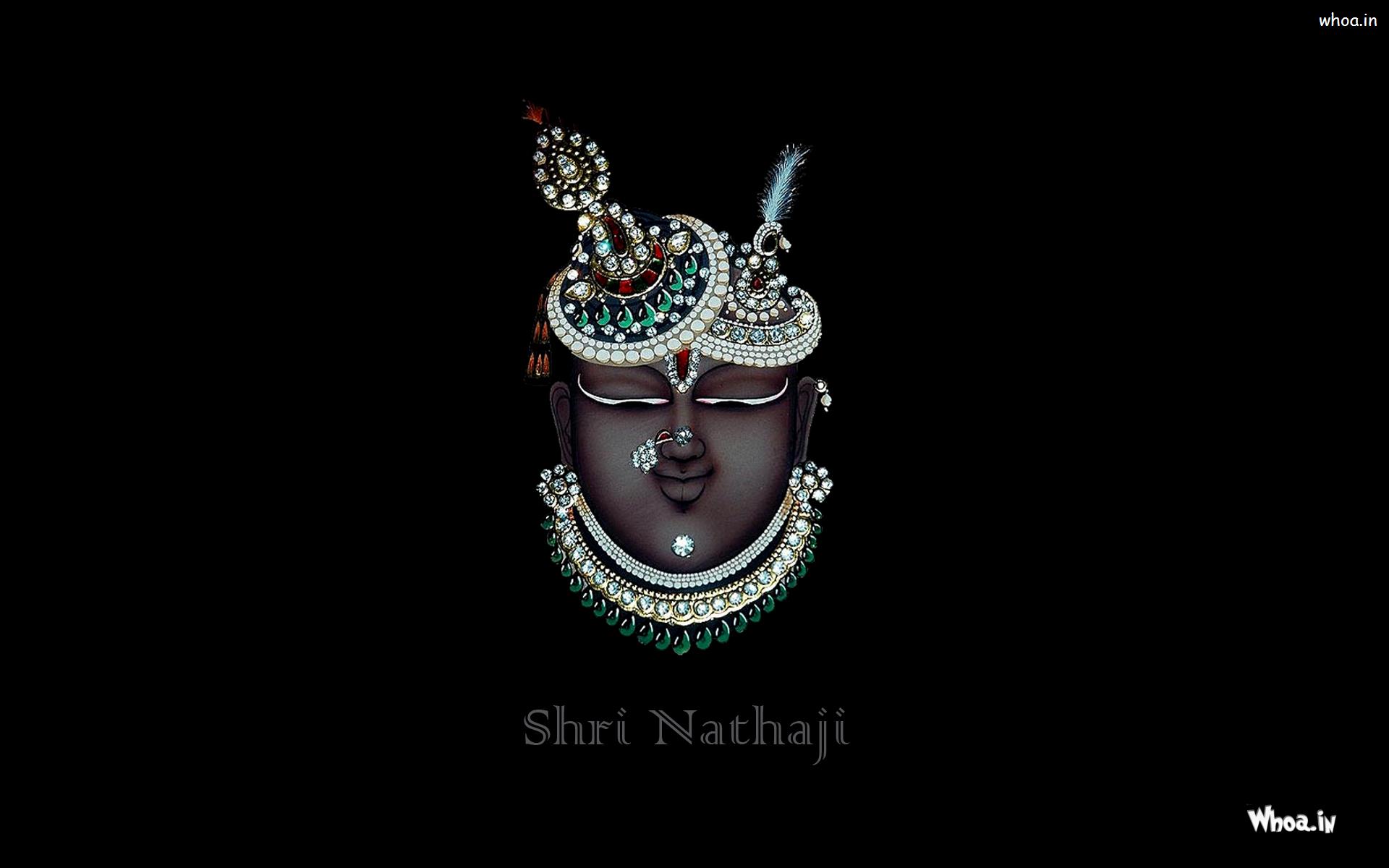 Mukharvind Shrinathji Wirh Dark Background HD Desktop Wallpaper