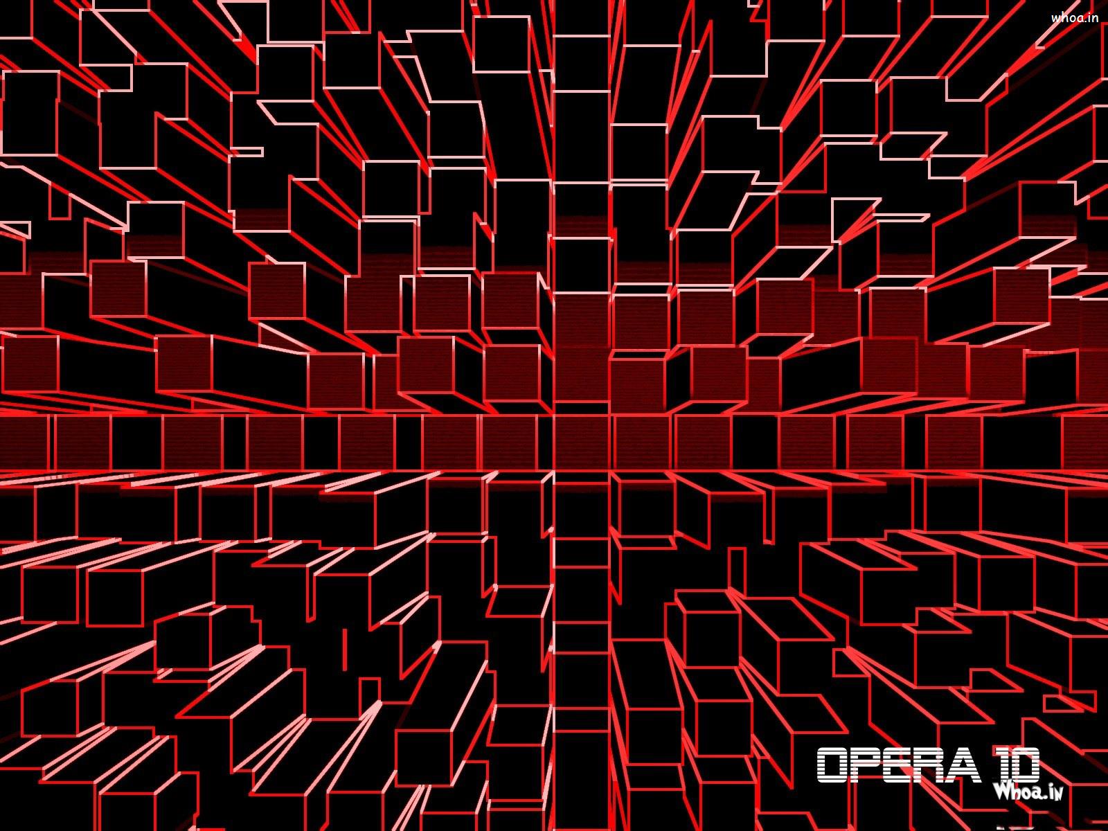 Opera 10 3D Desktop Wallpaper