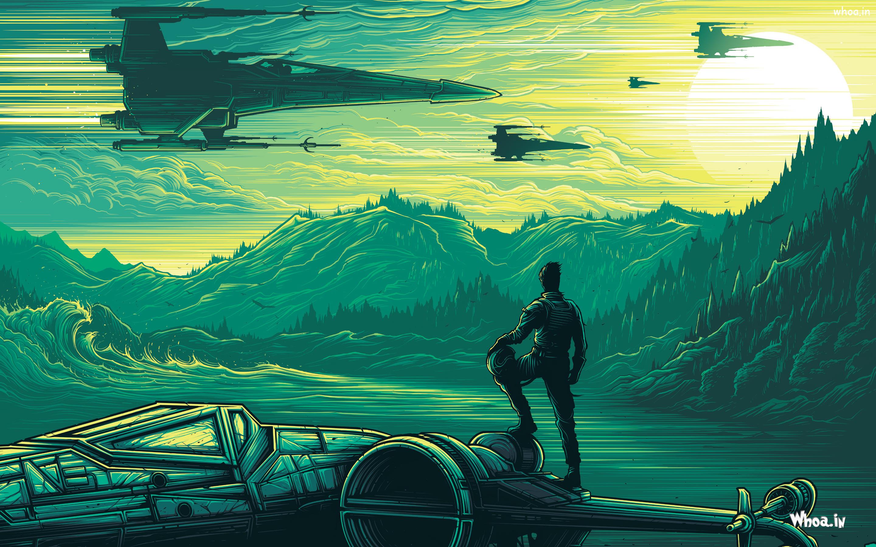 Star Wars The Force Awakens Animated HD Wallpaper