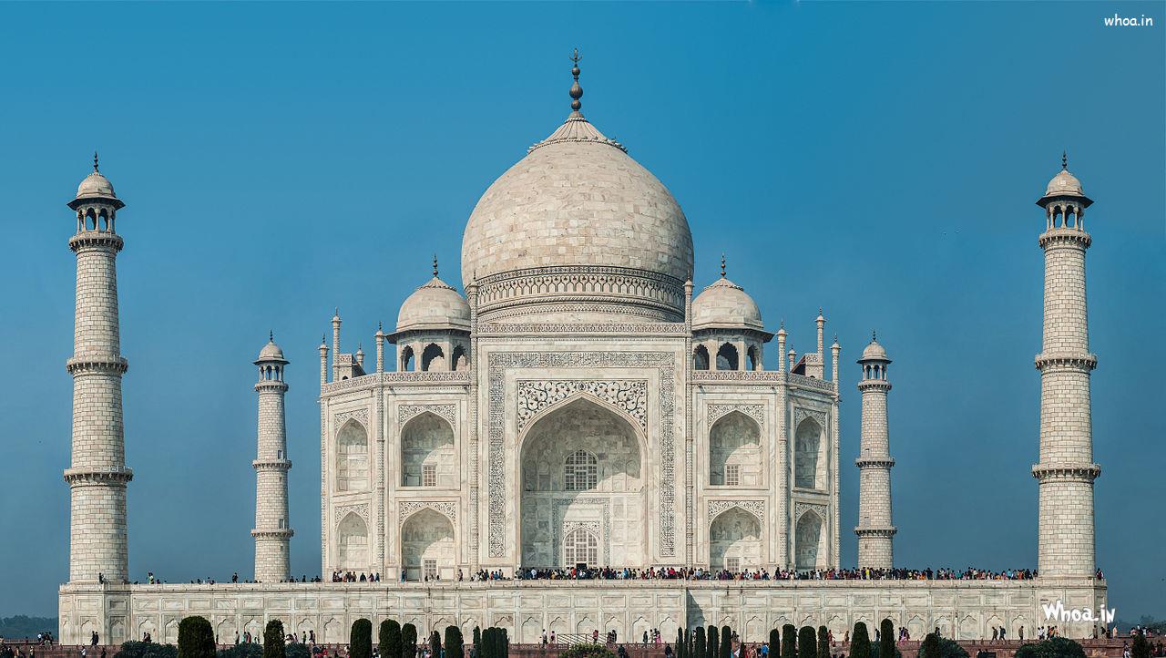 Taj Mahal Wide Screen HD Wallpaper