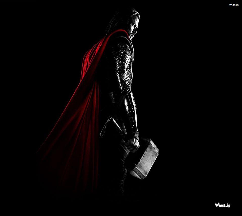 Thor With Dark Background HD Wallpaper