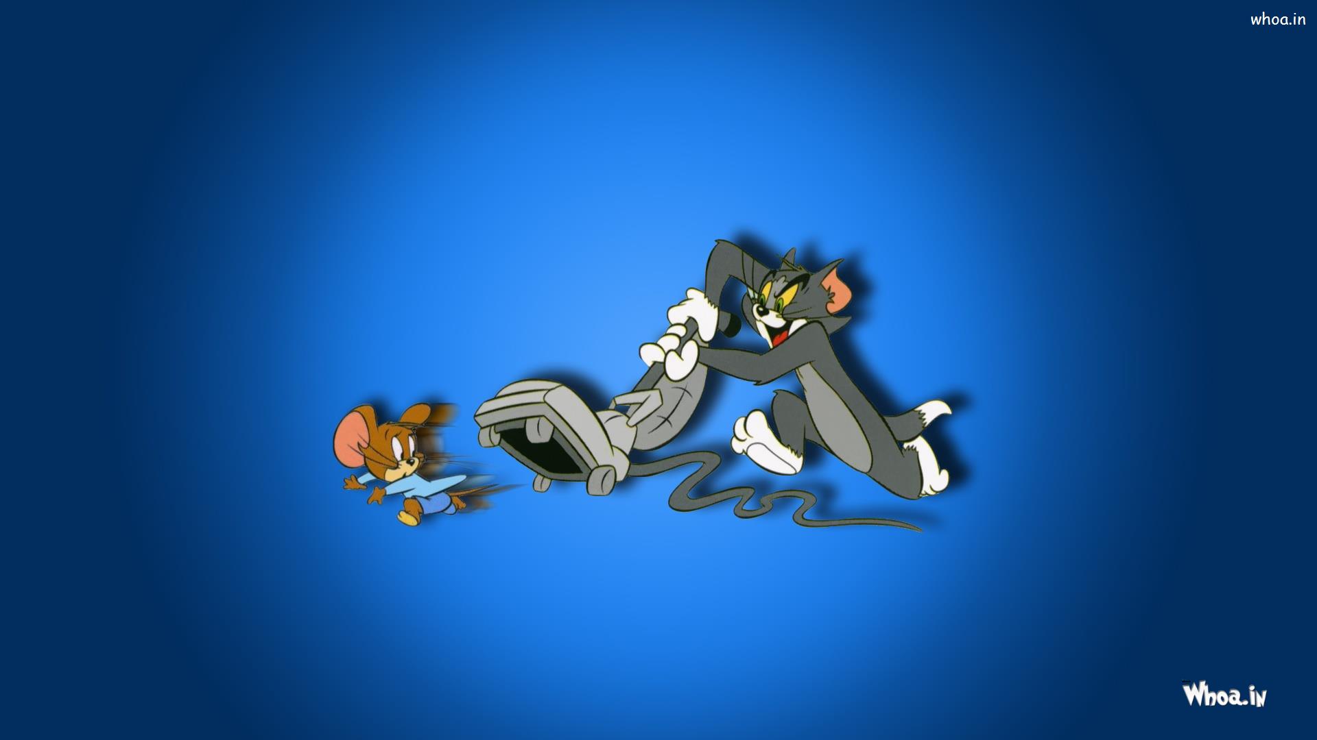 Tom & Jerry Fight HD Cartoon Fun Wallpaper