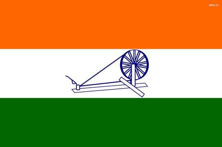 Wheel In Indian Flag Simple Hd Wallpaper