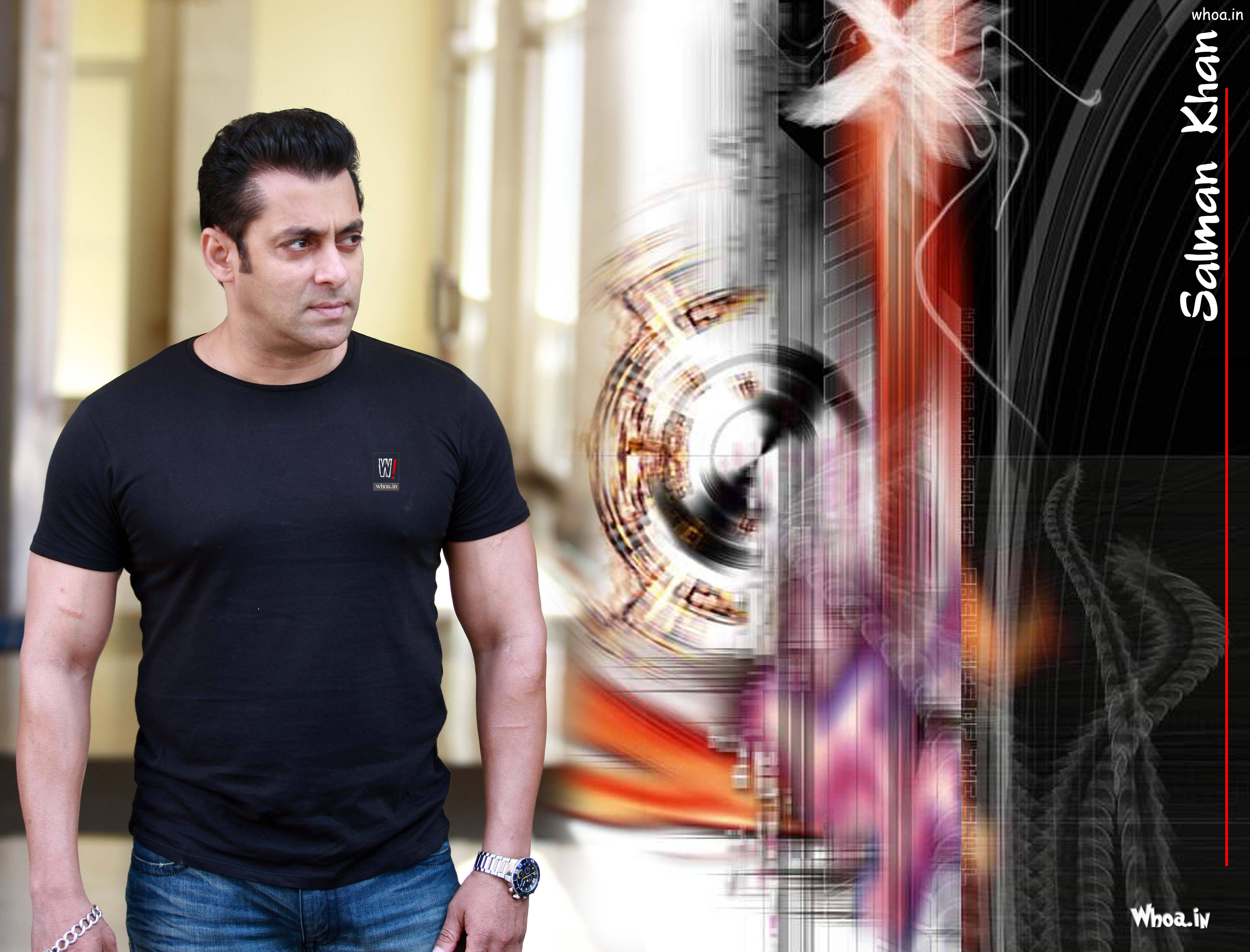 Wow! Salman Khan T-Shirt Hd Wallpaper